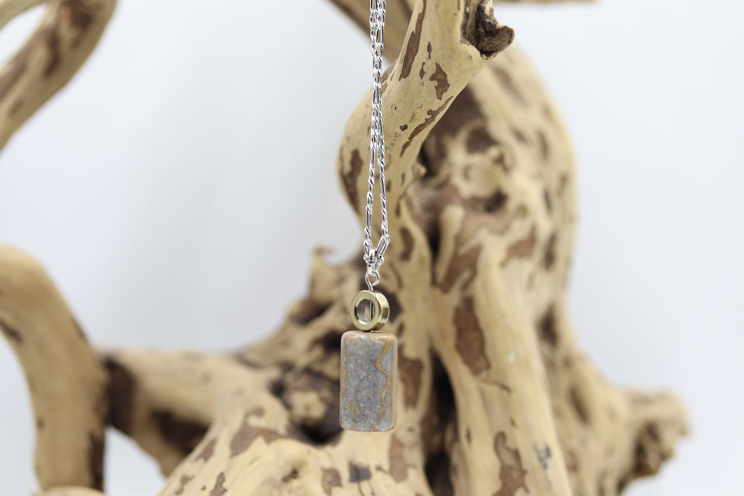 Chaîne homme stainless et pendentif - HCH029