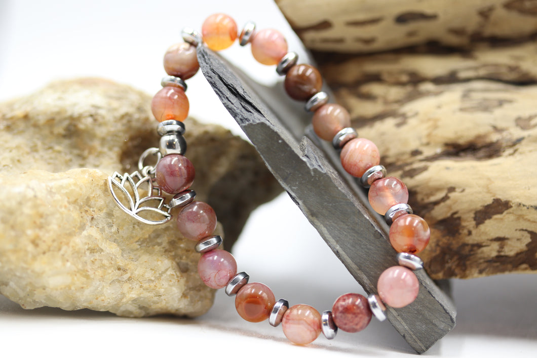 Bracelet pierres semi-précieuses - BR076