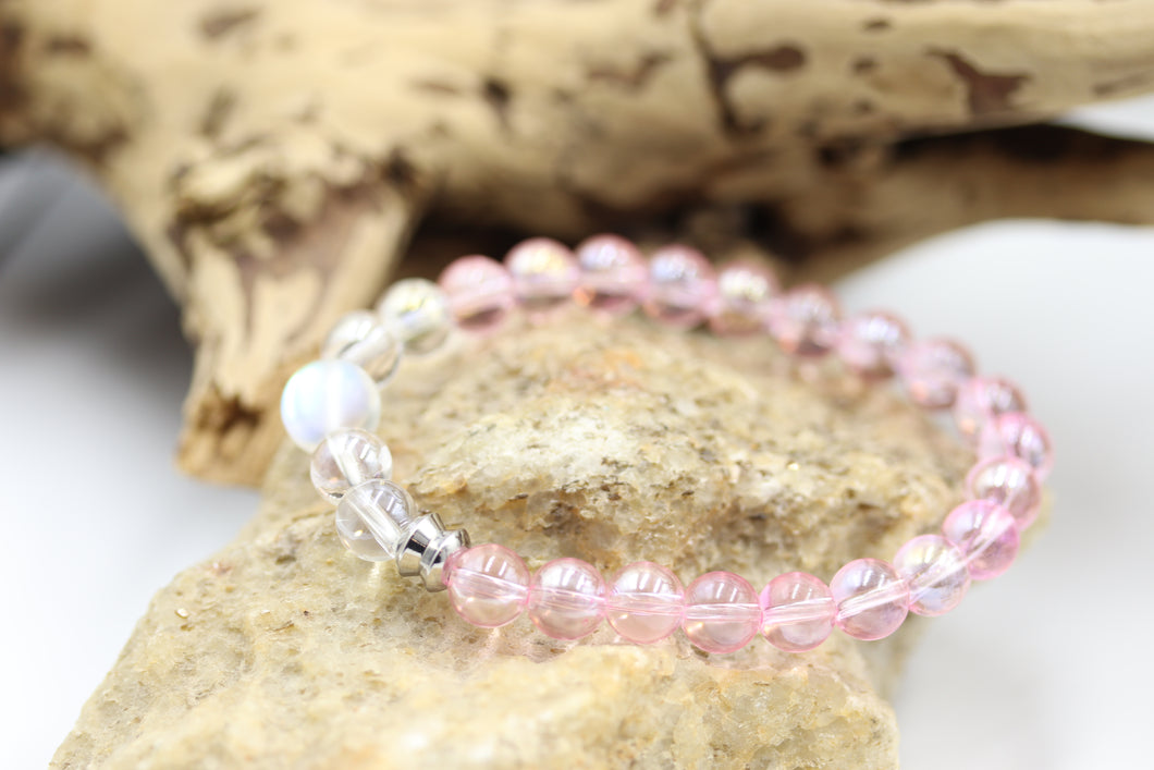Bracelet pierres en verres - BR069