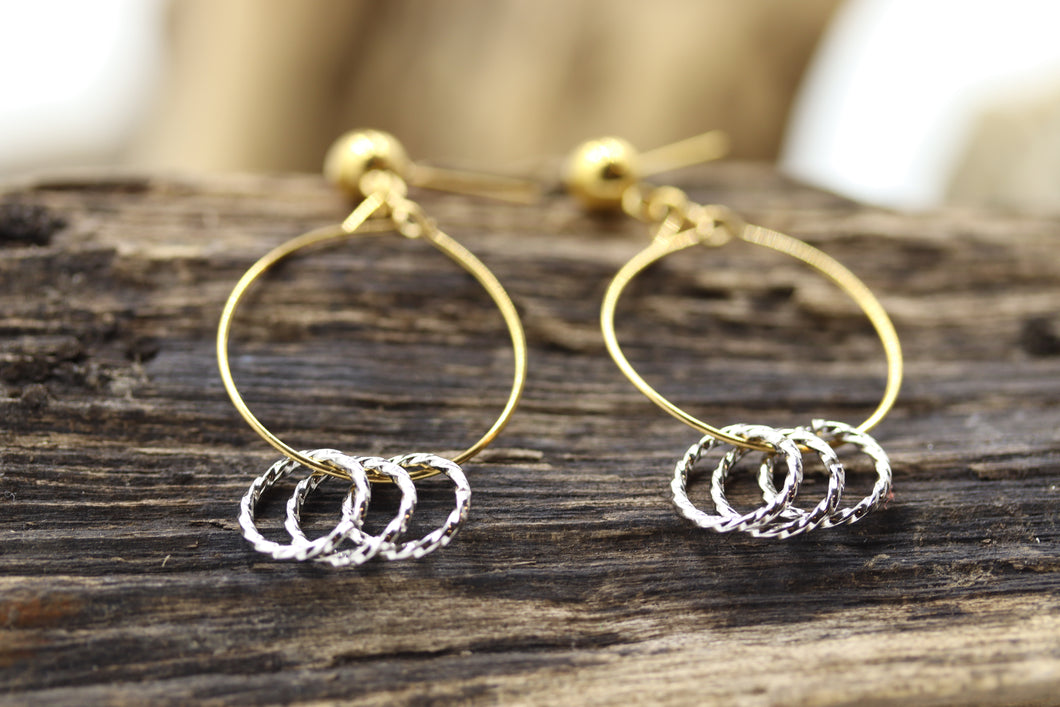 Boucles d'oreilles stainless - BO079