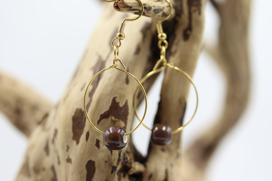 Boucles d'oreilles or - BO113