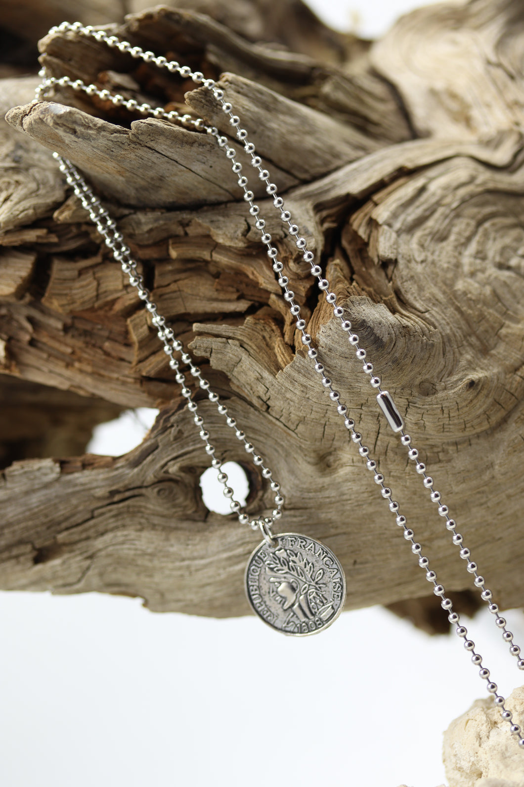 Chaîne homme stainless et pendentif - HCH017