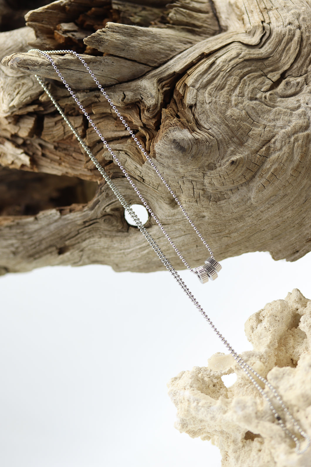 Chaîne homme stainless et pendentif - HCH021