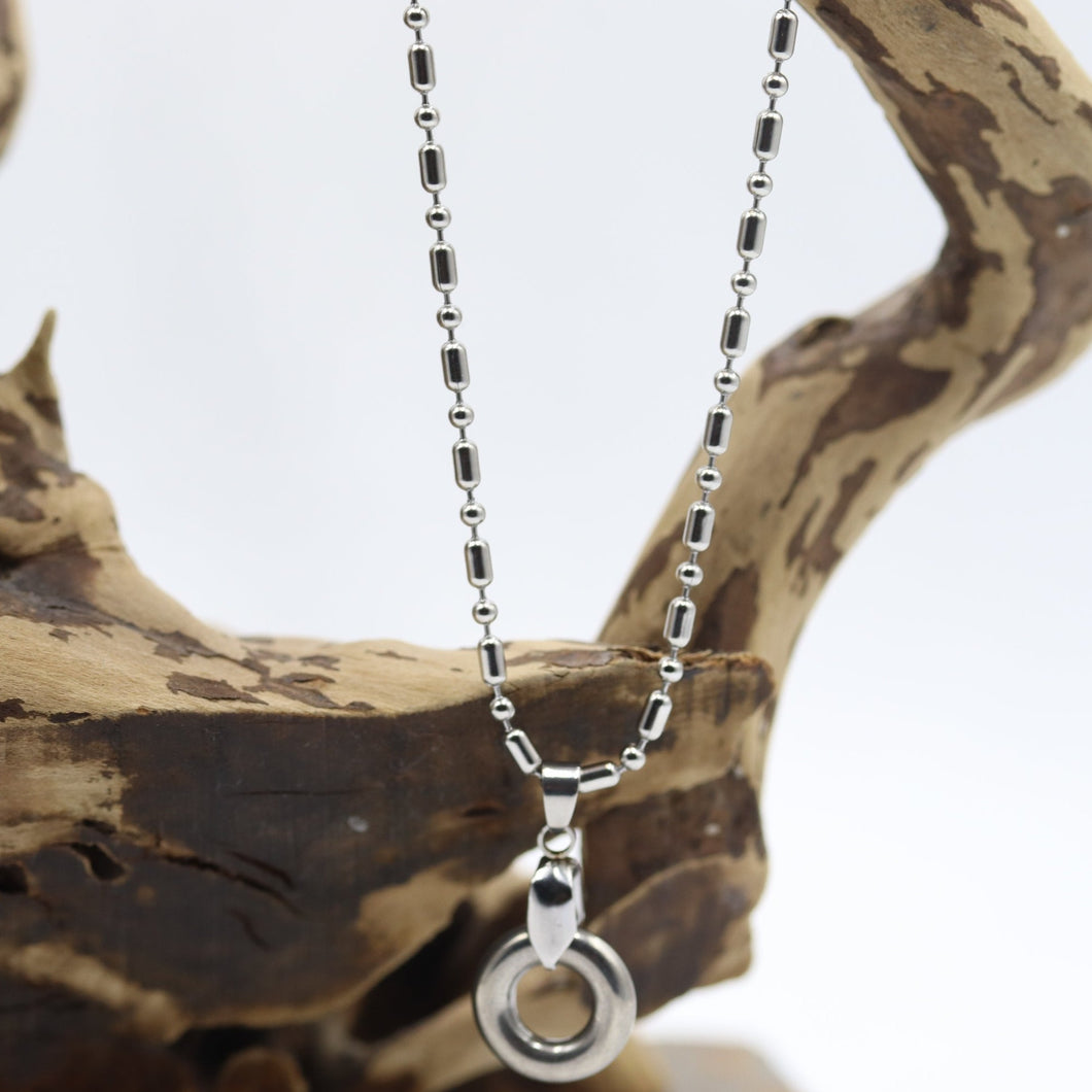 Chaîne homme stainless et pendentif stainless - HCH007